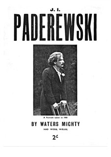 By Waters Mighty, Op.18 No.4: By Waters Mighty by Ignacy Jan Paderewski