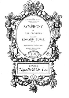 Symphony No.1 in A Flat Major, Op.55: Version for piano by Edward Elgar