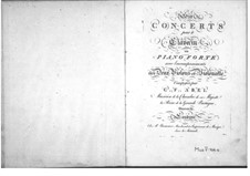 Six Concertos for Strings and Keyboard, Op.11: Violin I part by Carl Friedrich Abel