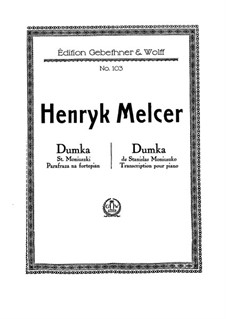 Dumka: Arrangement for piano by Stanisław Moniuszko