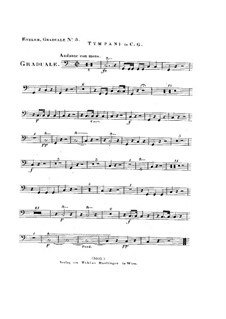 Omnes de Saba venient, HV 40: Timpani part by Joseph Eybler
