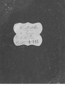Le postillon de Lonjumeau (The Coachman of Lonjumeau): Violin I part by Adolphe Adam