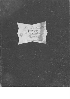 Le postillon de Lonjumeau (The Coachman of Lonjumeau): Cello and double bass parts by Adolphe Adam