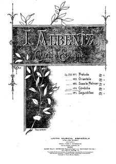Chants d'Espagne, Op.232: No.4 Córdoba by Isaac Albéniz