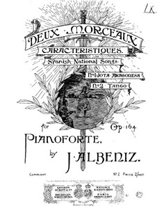 Two Spanish Dance, Op.164: Complete set by Isaac Albéniz