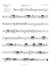 Tua est potentia, HV 50: Timpani part by Joseph Eybler
