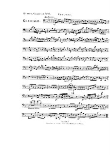Non in multitudine, HV 56: Violone part by Joseph Eybler