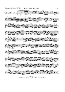 Dies sanctificatus, HV 61: Violin I part by Joseph Eybler