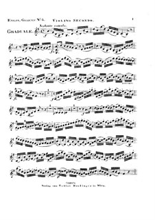 Dies sanctificatus, HV 61: Violin II part by Joseph Eybler