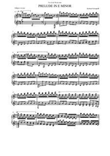 Prelude in E minor: Prelude in E minor by Richard Errington