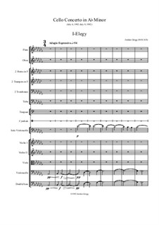 Cello Concerto No.1: Cello Concerto No.1 by Jordan Grigg