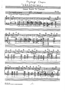 Rondo à la Krakowiak, Op.14: For two pianos four hands – second part by Frédéric Chopin