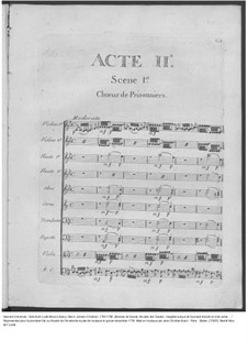 Amadis des Gaules, Overtüre - Partitur, W G39: Act II – full score by Johann Christian Bach