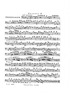 Si consistant, HV 86: Bassoon I part by Joseph Eybler