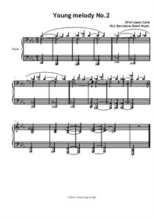 Young Melody No.2: Young Melody No.2 by OLC Barcelona Sheet Music
