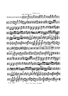 Si consistant, HV 86: Viola part by Joseph Eybler