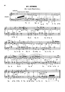 Three Pieces: No.2 Hymne for the Left Hand Alone by George Grothe
