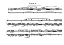 Tristesse No.5 for piano, MVWV 504: Tristesse No.5 for piano by Maurice Verheul