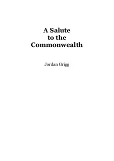 A Salute to the Commonwealth: A Salute to the Commonwealth by Jordan Grigg