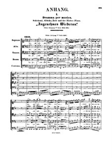 Angenehmes Wiederau, freue dich in deinen Auen!, BWV 30a: Full score by Johann Sebastian Bach