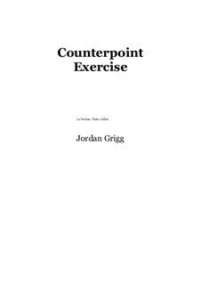 Counterpoint Exercise: Counterpoint Exercise by Jordan Grigg