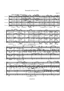 Serenade for Four Cellos: Serenade for Four Cellos by Jordan Grigg