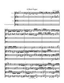 A Short Fugue: A Short Fugue by Jordan Grigg