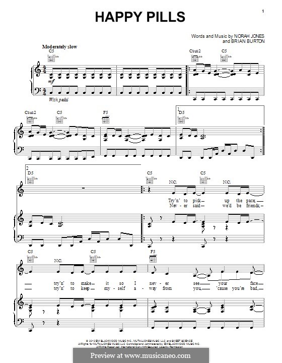 Happy Pills by B. Burton - sheet music on MusicaNeo