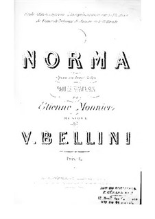 Complete Opera: French text by Vincenzo Bellini