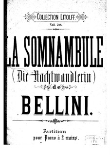 Complete Opera: Piano score by Vincenzo Bellini