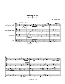 Ensemble version: For brass quartet by folklore