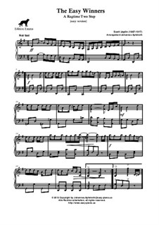 The Easy Winners: Very easy version by Scott Joplin