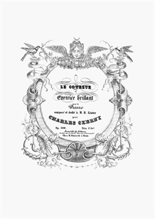 Le Coureur - Exercice (Etude) Brillant, Op.560: Le Coureur - Exercice (Etude) Brillant by Carl Czerny