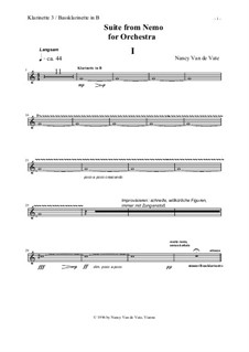 Suite for Orchestra from 'Nemo': Parts by Nancy Van de Vate