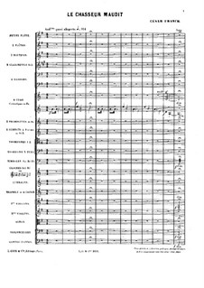 Le Chasseur maudit (The Accursed Huntsman): Score by César Franck
