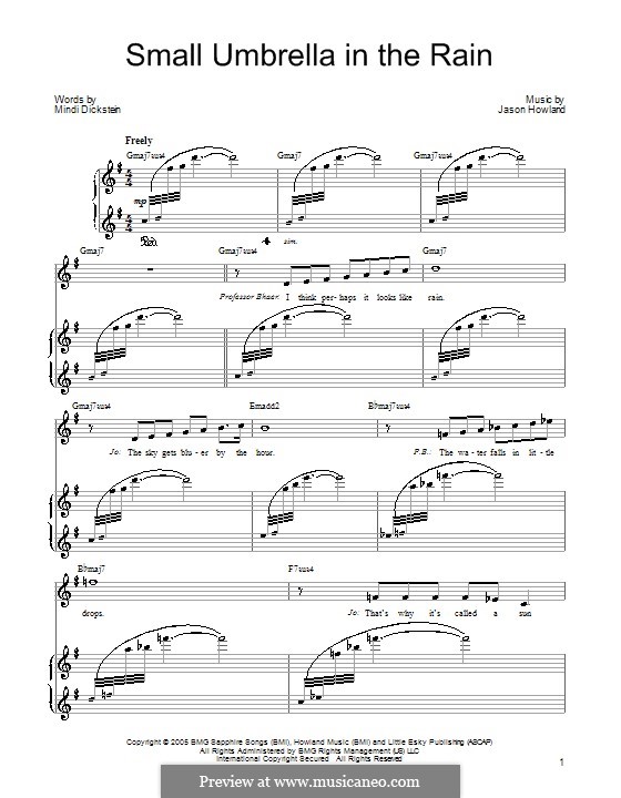 Small Umbrella In The Rain (from Little Women The Musical) by J