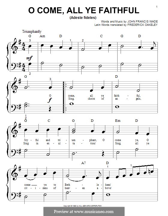 Piano version: For a single performer by John Francis Wade