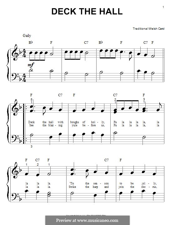 Piano version: For a single performer by folklore