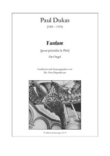 La Péri: Fanfare, for organ by Paul Dukas