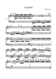 Etude No.1, Op.2: Etude No.1 by Dzmitry Pradanets