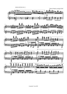 Piano Etude No.1: Piano Etude No.1 by Thomas Penders