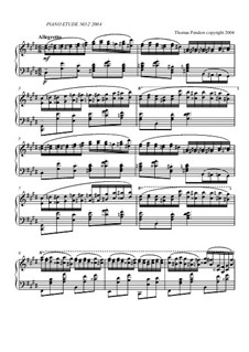 Piano Etude No.2: Piano Etude No.2 by Thomas Penders