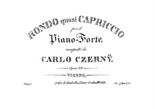 Rondo quasi Capriccio, Op.26: Rondo quasi Capriccio by Carl Czerny