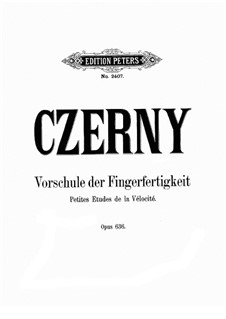 Preparatory Studies, Op.636: For piano by Carl Czerny