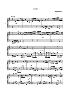 Fugue d-moll, Op.2: Fugue d-moll by Dzmitry Pradanets