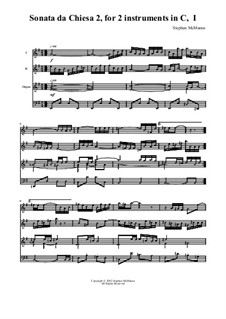 Sonata No.2 for Two Instruments in C: Sonata No.2 for Two Instruments in C by Stephen McManus
