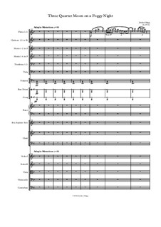 Three Quarter Moon on a Foggy Night: Three Quarter Moon on a Foggy Night by Jordan Grigg
