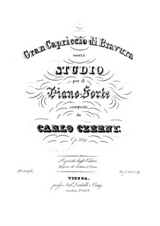 Gran Capriccio di Bravura in F minor, Op.369: Gran Capriccio di Bravura in F minor by Carl Czerny