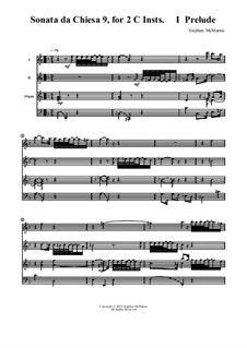 Sonata No.9 for 2 Instruments in C: Sonata No.9 for 2 Instruments in C by Stephen McManus