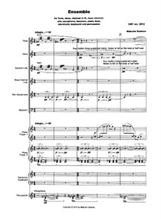 Ensemble, MME9: Ensemble by Malcolm Dedman